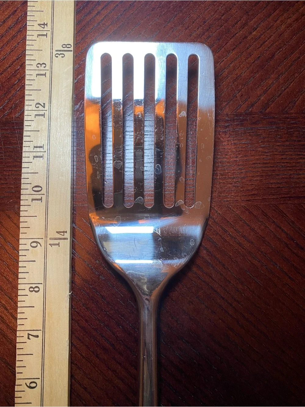 EKCO Stainless Steel Slotted Turner and Slotted Serving Spoon - Silver 18/8,